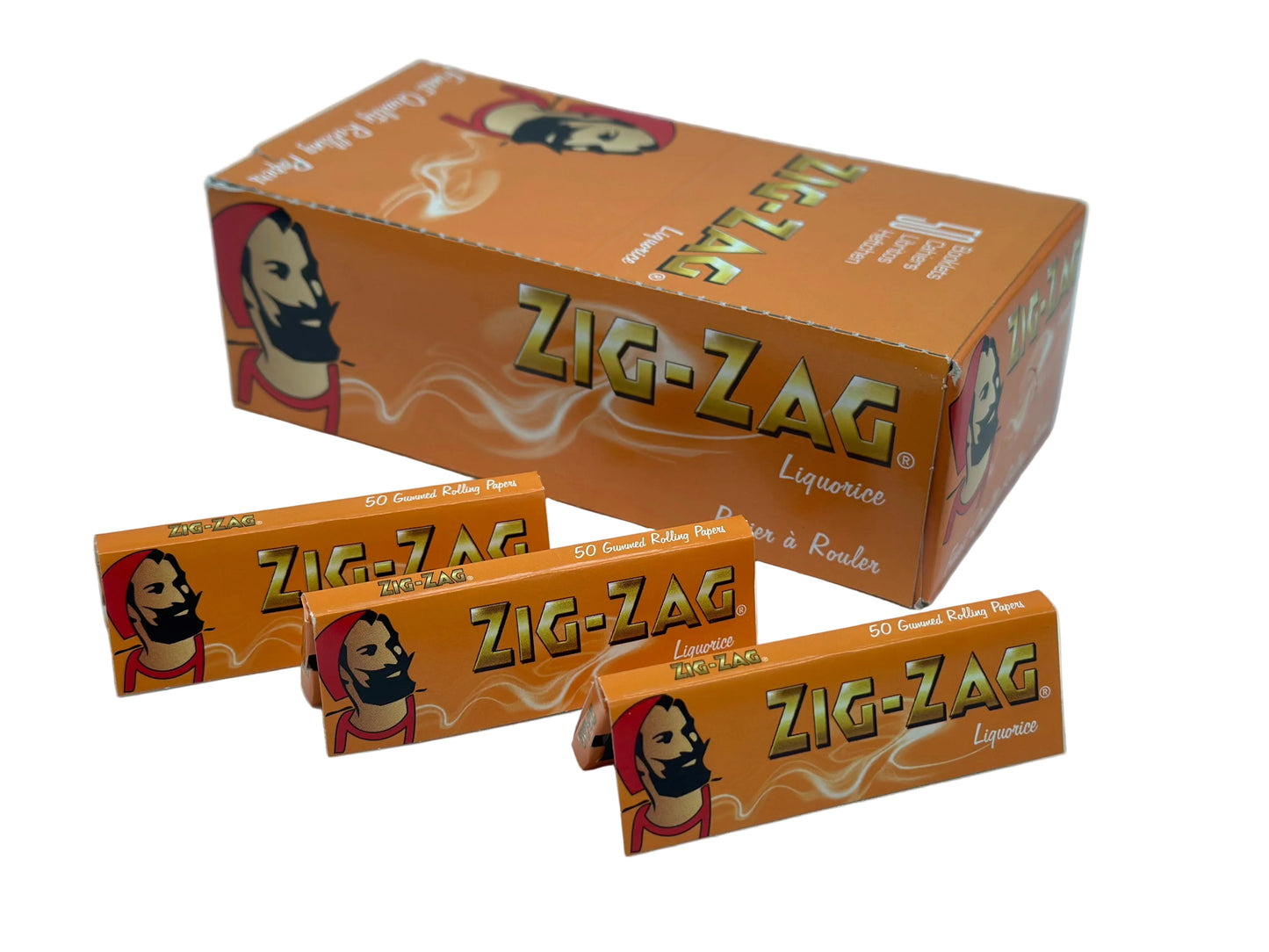 3 X booklets Zig-Zag Liquorice Cigarette Rolling Papers. Total of 3 Booklets
