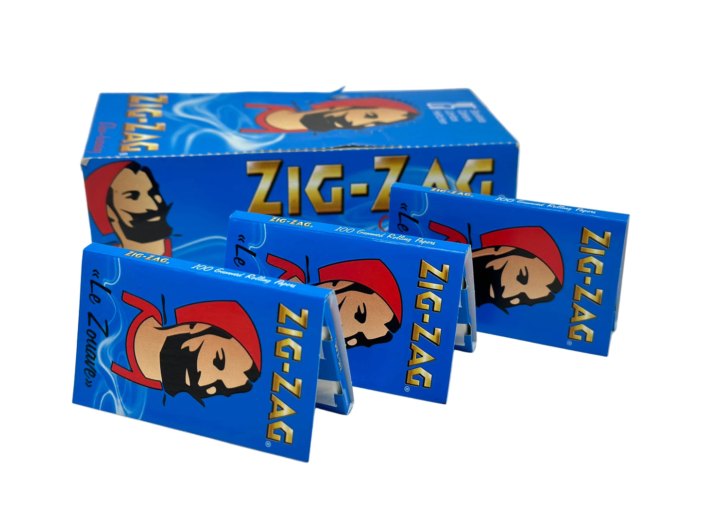 5 X booklets Zig-Zag Blue Double Cigarette Rolling Papers. Total of 5 Double Booklets