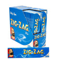 One pack of ZIG ZAG King Size Blue Classic Rolling Papers