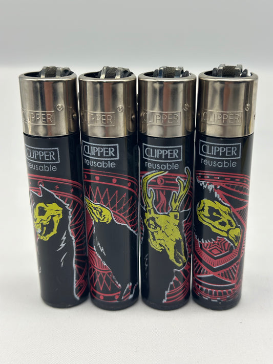 1 X Clipper Reusable Lighter. Designs selected randomly