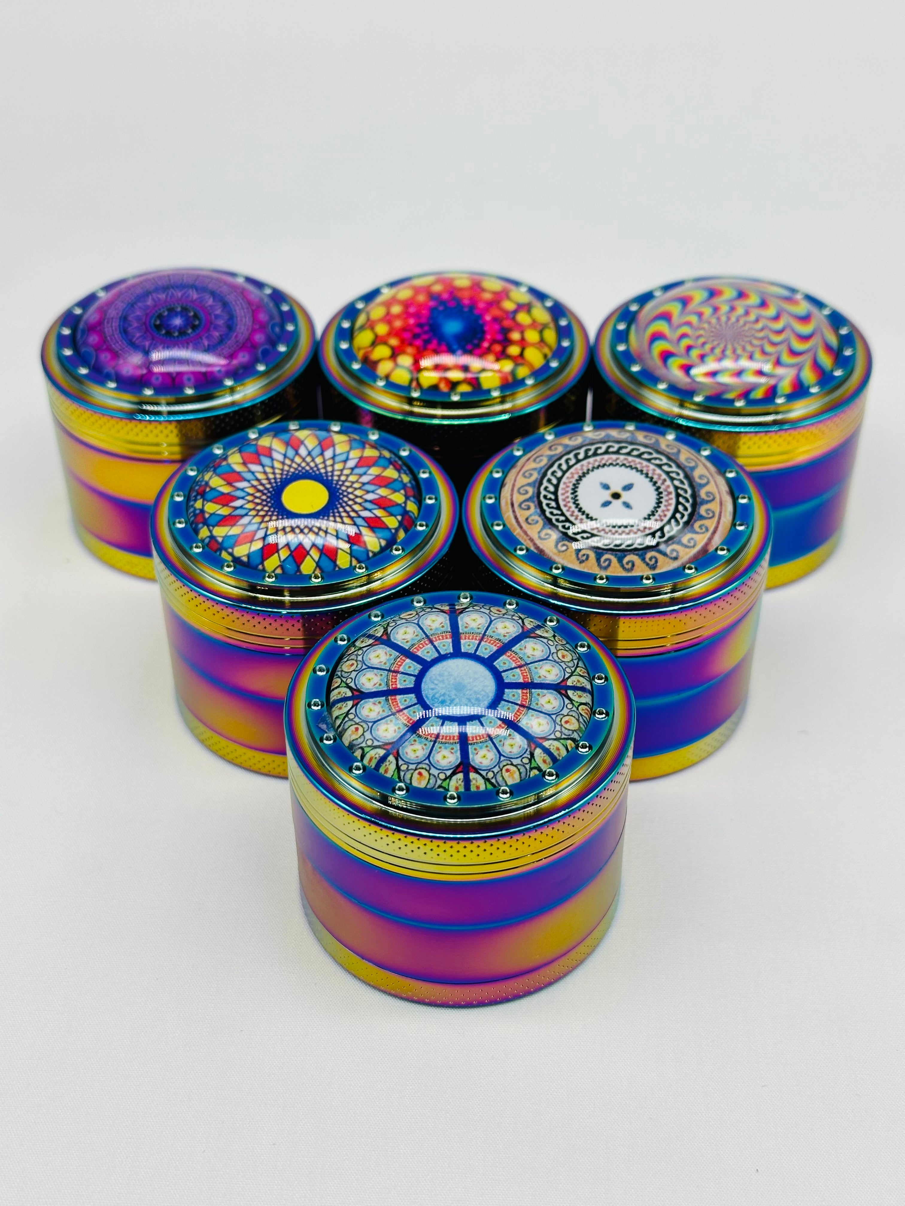 45mm Metal Zinc Alloy Herb Tobacco Grinder Hand Muller Smoke Crusher Spice