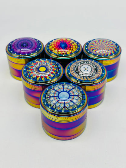 45mm Metal Zinc Alloy Herb Tobacco Grinder Hand Muller Smoke Crusher Spice