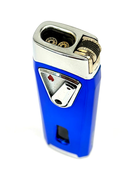 JOBON Blow Torch Double Flame Jet Lighter Windproof Refillable Butane Gas