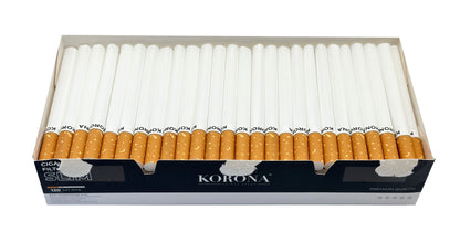 120 X Korona 6.5mm Slim Filter Tubes Premium Quality. 120 Tubes Per Pack