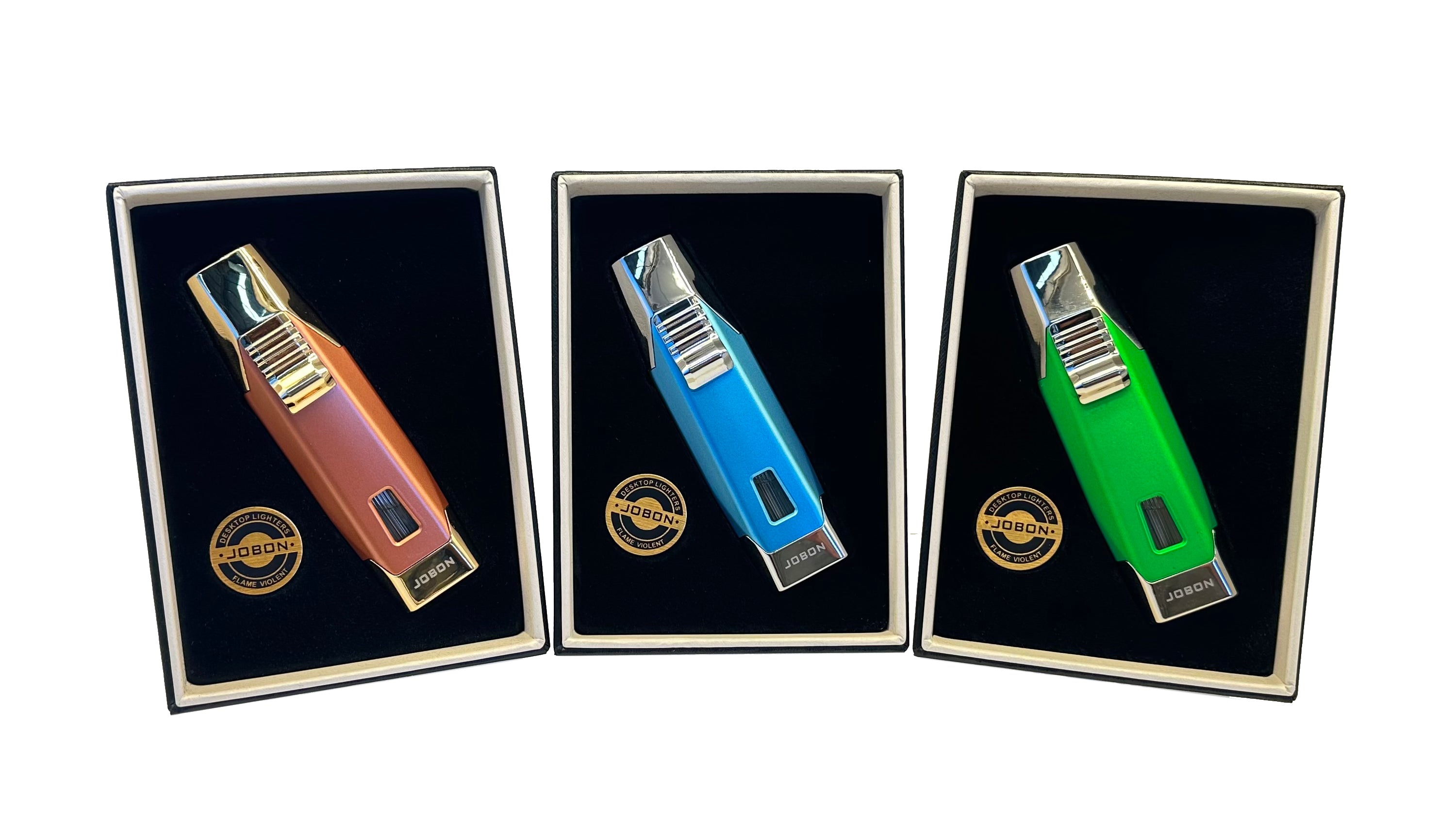 JOBON Blow Torch Double Jet Lighter Windproof Refillable