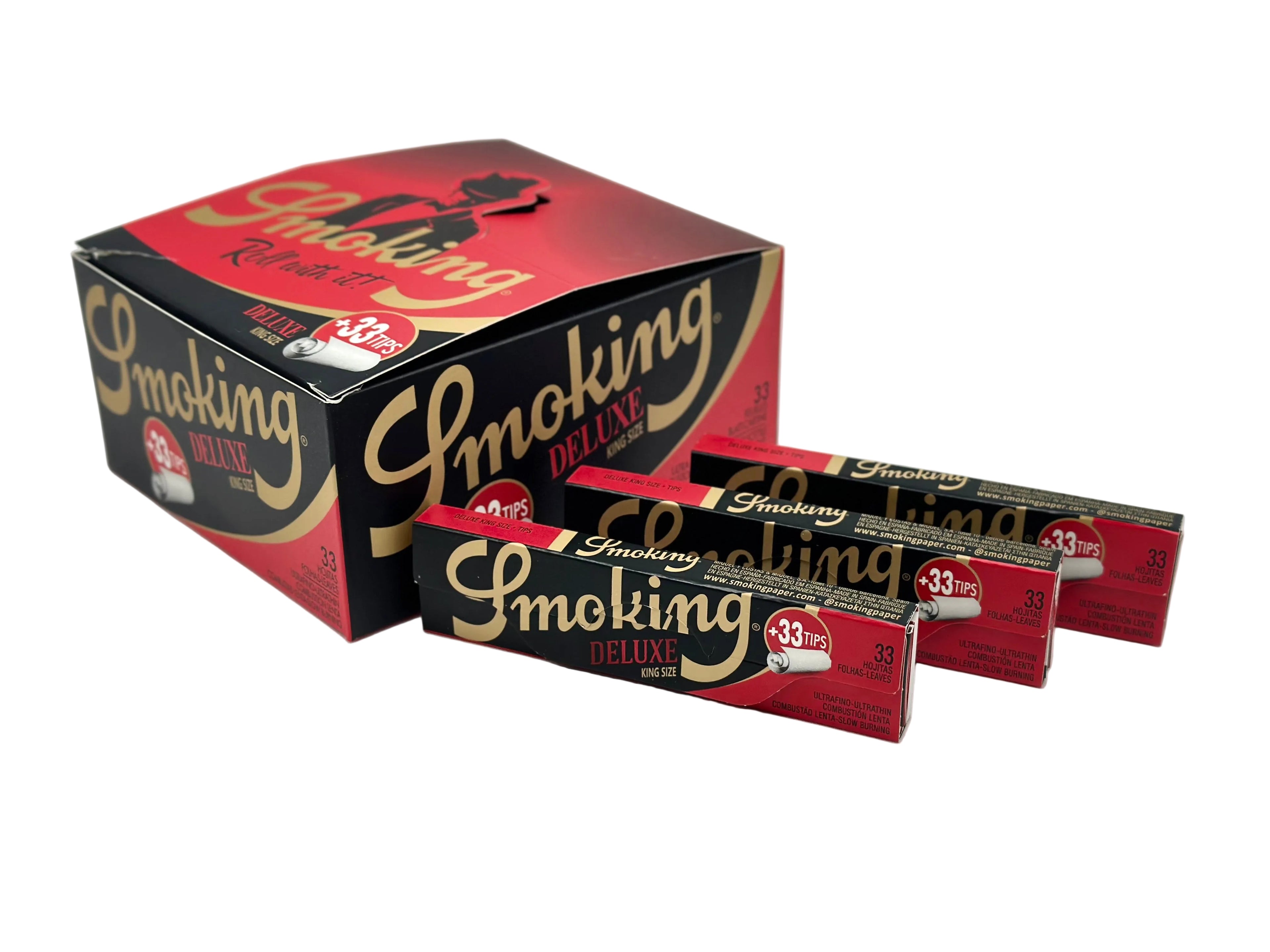 5 X booklets Smoking Deluxe Cigarette Rolling Papers. Total of 5 Booklets