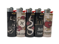 1 X Large BIC Lighter Multicoloured. Designs Selected Randomly