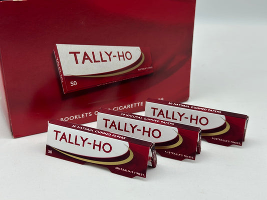 5 X booklets Tally-Ho Cigarette Rolling Papers. Total of 5 Booklets