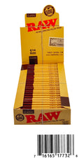 Raw Classic 1-1/4 Size Rolling Papers. One Booklet
