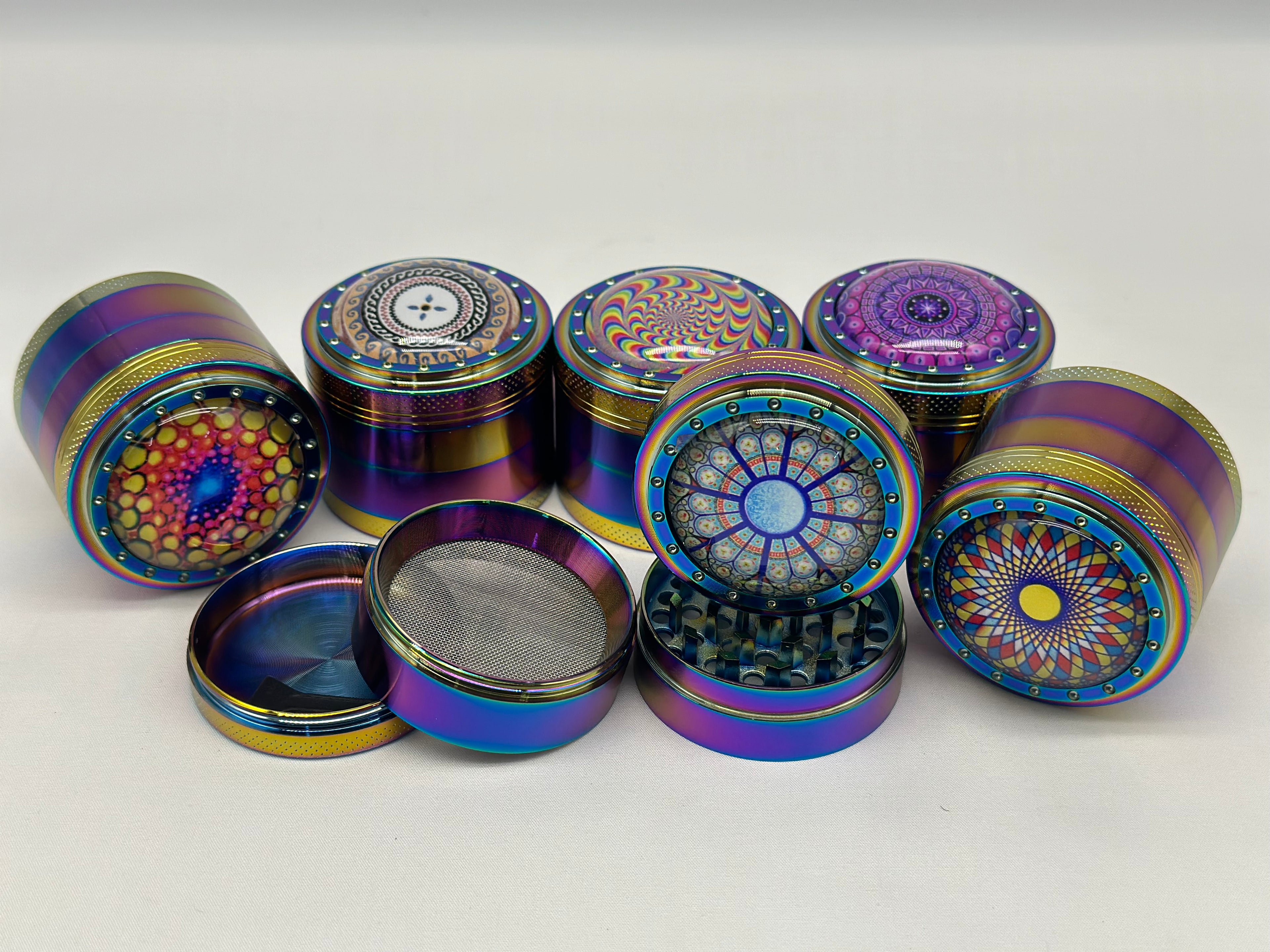 45mm Metal Zinc Alloy Herb Tobacco Grinder Hand Muller Smoke Crusher Spice
