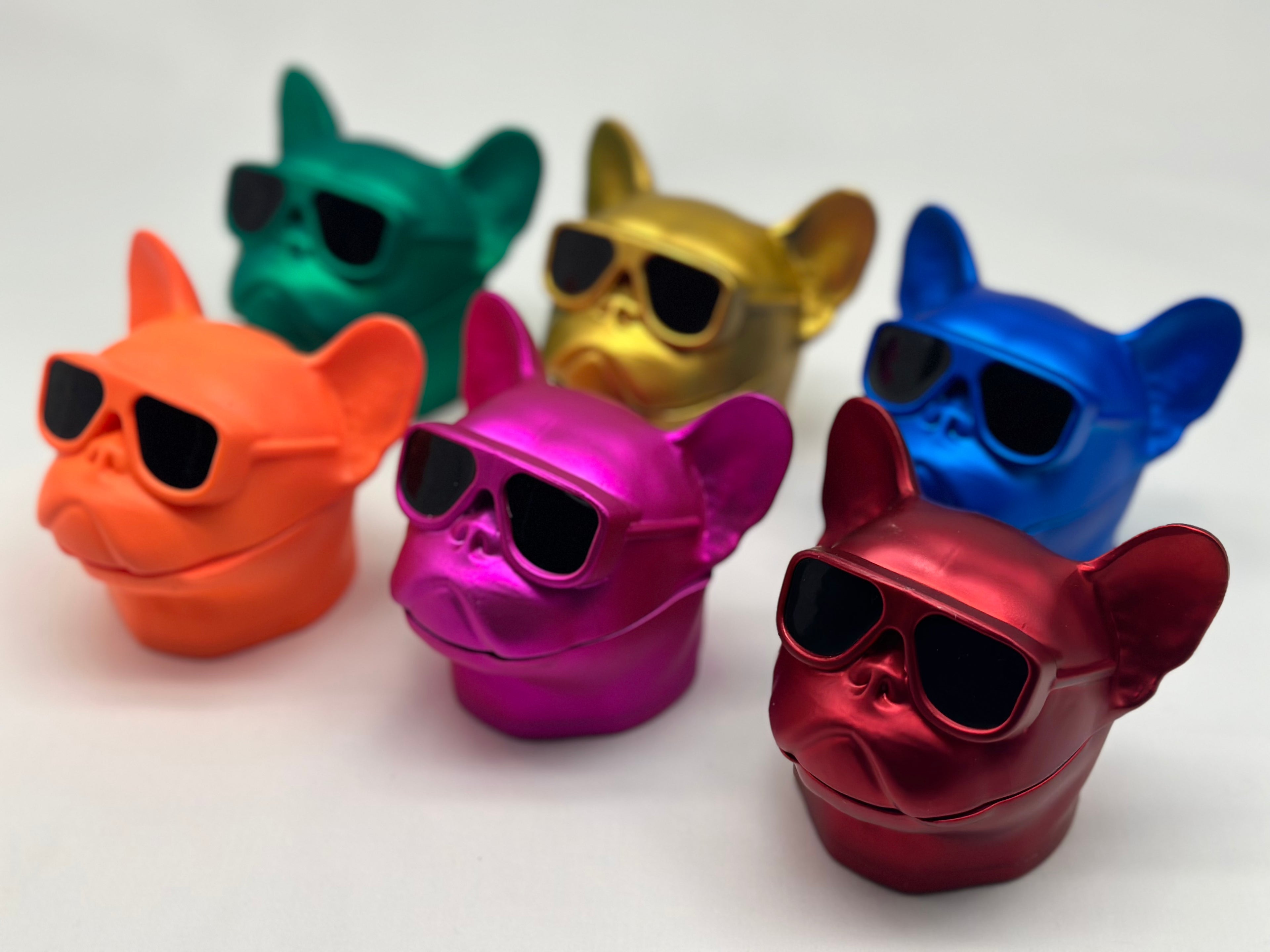 Dog Metal Herb Tobacco Grinder Hand Muller Smoke Crusher Spice. Colours Selected Randomly