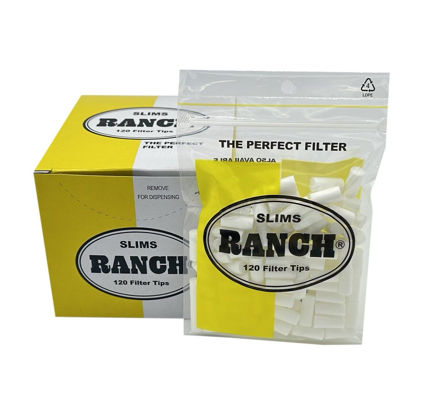 One Pack Of Slim Ranch Filters. 6 Bags