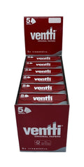 One pack of 18 X 5Pack Ventti Rolling Paper x 18 pack box total 90 booklets