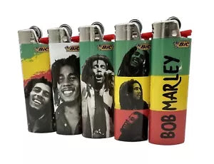 1 X Large BIC Lighter Multicoloured. Designs Selected Randomly